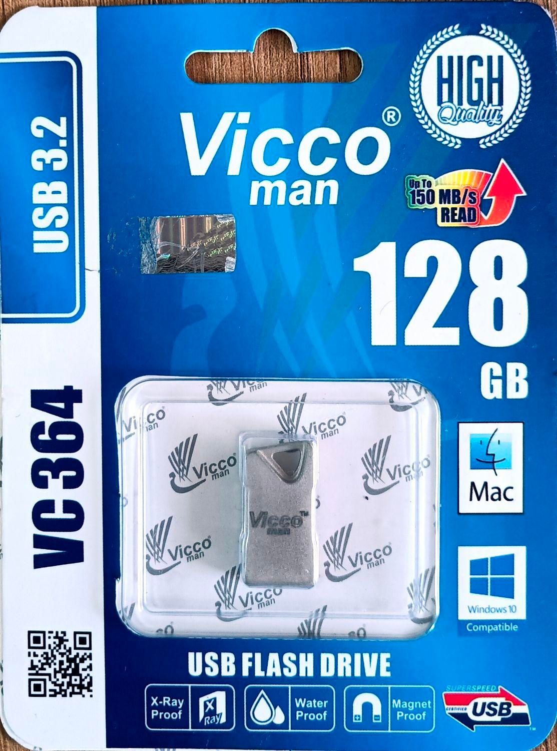 فلش آکبند 128 گیگ (برند معتبر vicco)|قطعات و لوازم جانبی رایانه|تهران, منیریه|دیوار