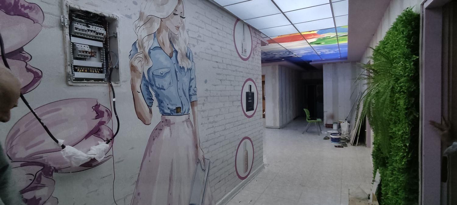 فروش و نصب کاغذ دیواری رنگ امیزی|خدمات پیشه و مهارت|دهدشت, |دیوار