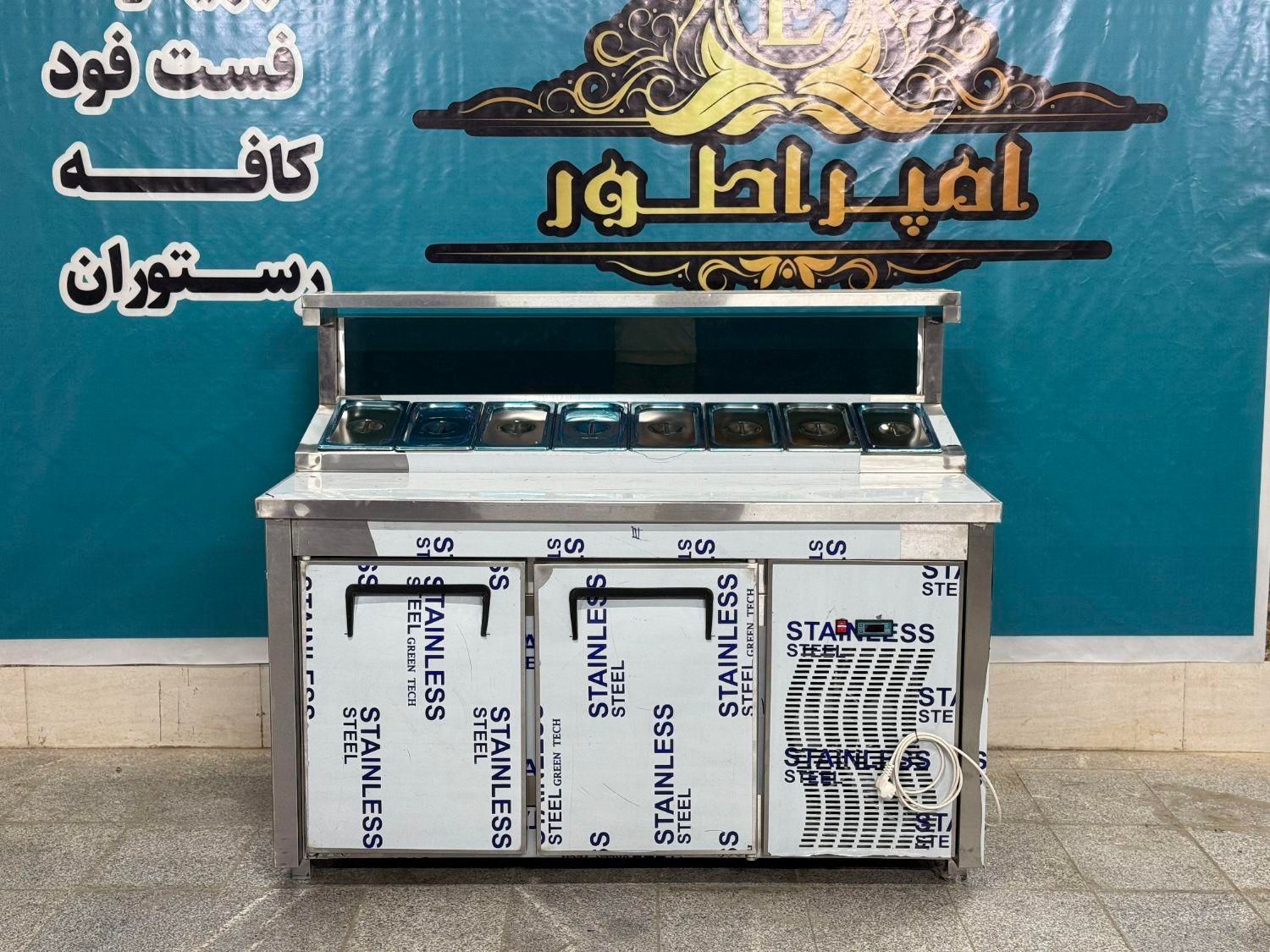 تاپینگ زیر گریل میز کار سینک بنماری، فست فود|کافی‌شاپ و رستوران|تهران, یافت‌آباد|دیوار