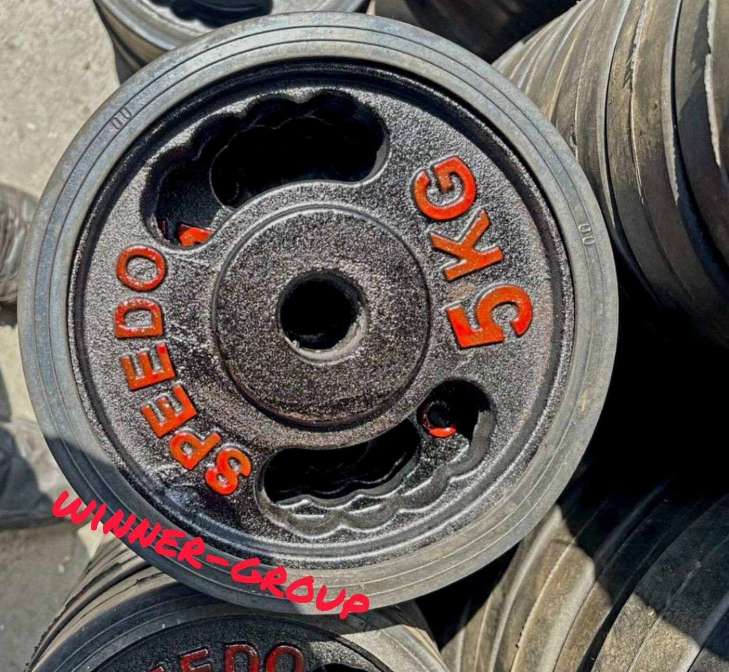 وزنه مارک spiadoo برای دمبل هالتر|تجهیزات ورزشی|تهران, افسریه شمالی|دیوار