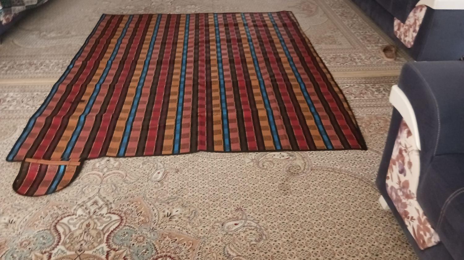 زیرانداز جاجیم|گلیم، جاجیم، گبه|بیرجند, |دیوار