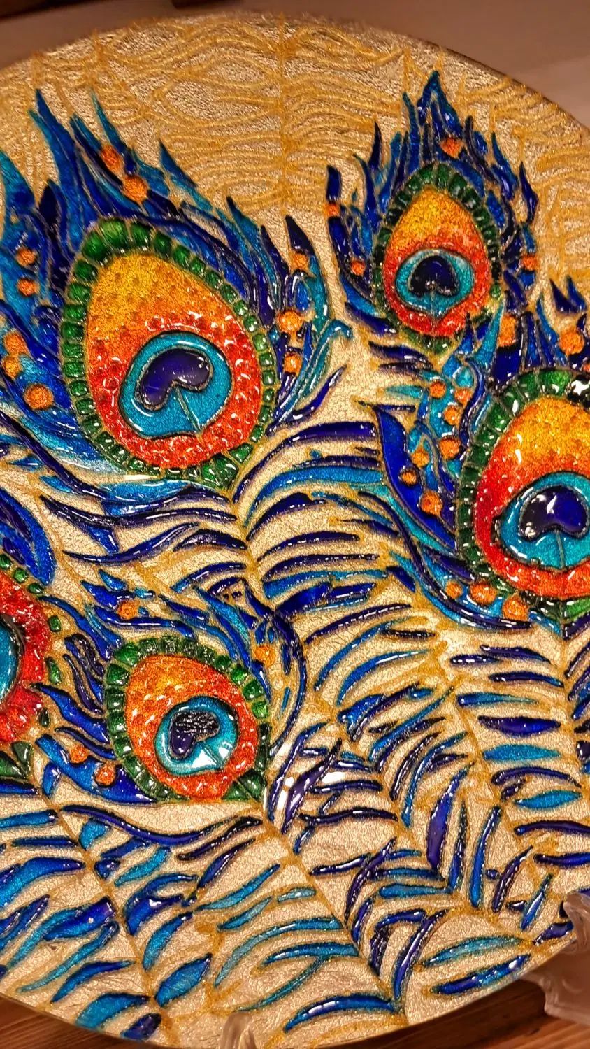 دیوارکوب با طرح طاووس|صنایع دستی و سایر لوازم تزئینی|تهران, نصرت|دیوار