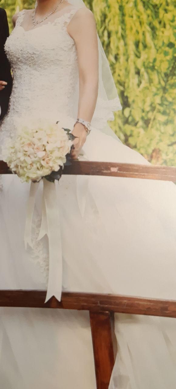 لباس عروس دانتل سایز ۳۶ . ۳۸|لباس|رشت, بلوار گیلان|دیوار