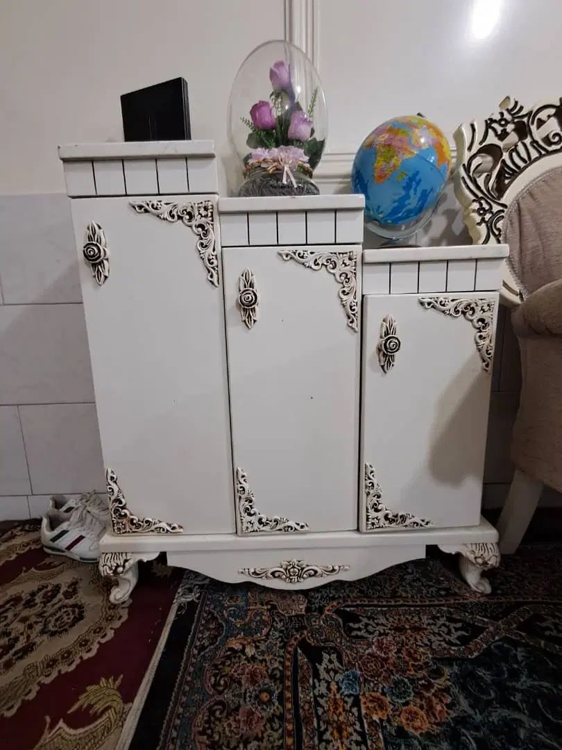 سرویس میزتلوزیون ساعت قدی جاکفشی میزکونسول|بوفه، ویترین، کنسول|تهران, شادآباد|دیوار