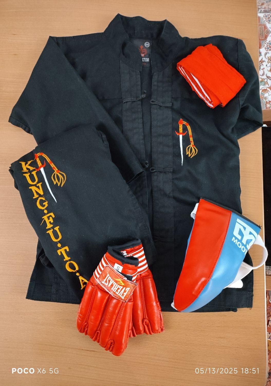 لباس و لوازم کونگ فو سایز کوچک|تجهیزات ورزشی|محمدشهر, همایون ویلا|دیوار