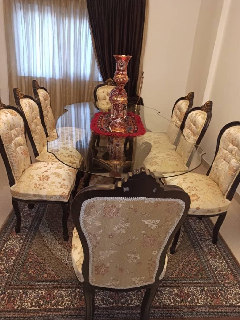 سرویس مبل استیل ۹ نفره و میزناهار خوری ۸نفره|مبلمان خانگی و میز عسلی|بندر گز, |دیوار