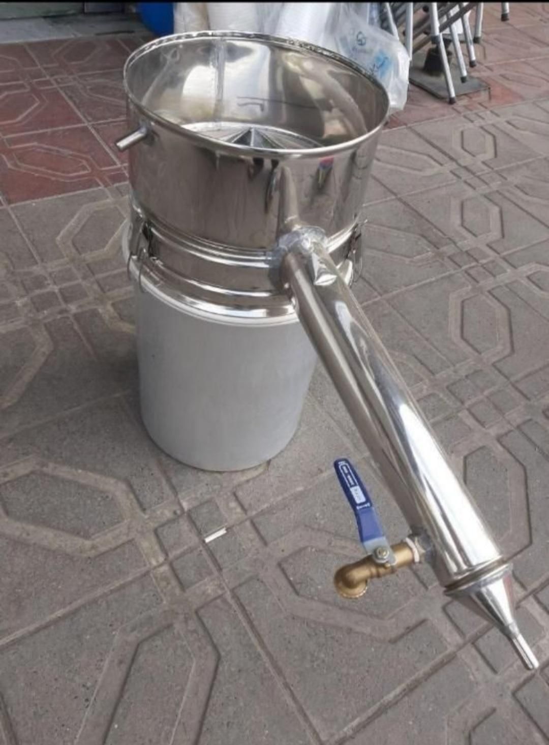 دستگاه تقطیر لوله بلند عرقگیر گلابگیر|ماشین‌آلات صنعتی|لنگرود, |دیوار