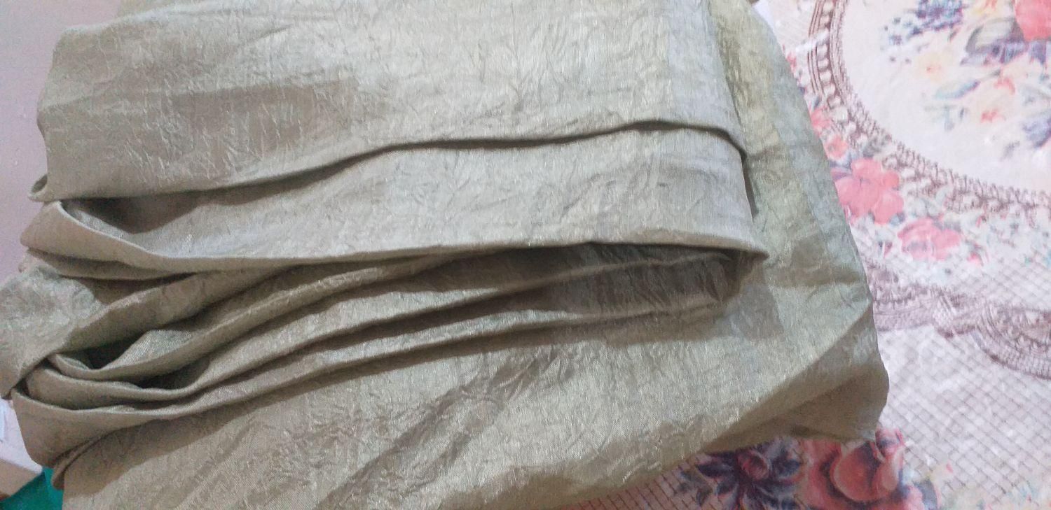 پارچه پرده سبز روشن|پرده، رانر، رومیزی|اهواز, حصیرآباد|دیوار