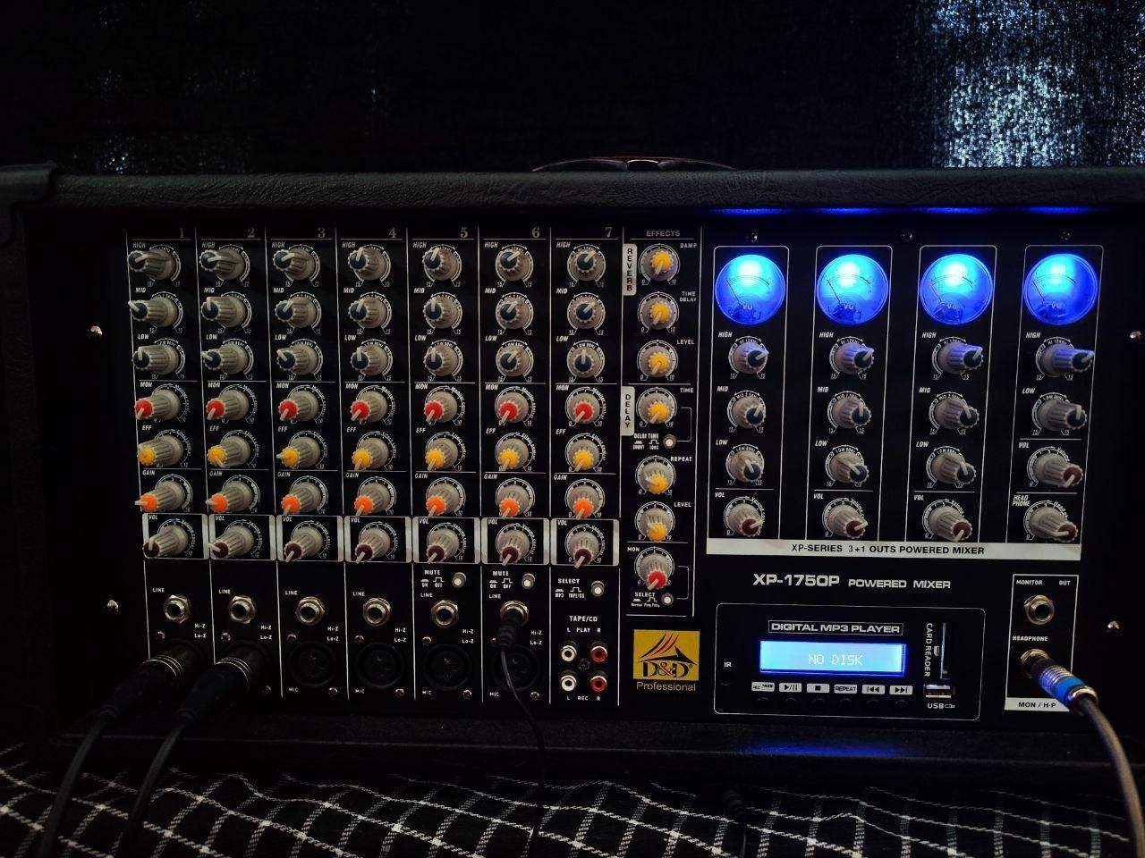 پاورمیکسر برند D&D مدل XP-1750p|صوتی و تصویری|اهر, |دیوار