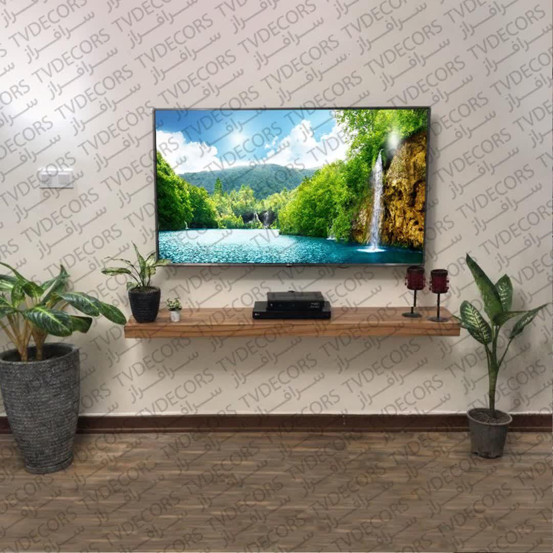 شلف مستحکم میز تلویزیون نصب دیواری/آذرخشop/براکت|کتابخانه، شلف، قفسه‌های دیواری|اندیشه, |دیوار