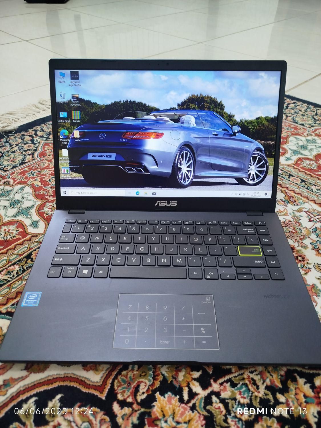 لپتاپ قدرتمند. ASUS. E410M نسل 11اسلیم فیت|رایانه همراه|شیراز, تحویلی|دیوار