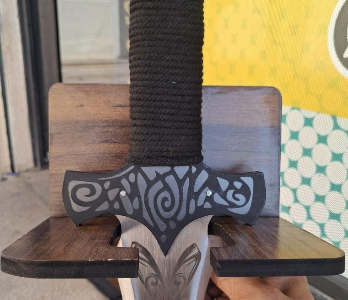 شمشیر تمام فولاد(۶۰cm)وایکینگ ،با آویز دیواری،غلاف|کلکسیون و سرگرمی|شیراز, شاهچراغ|دیوار