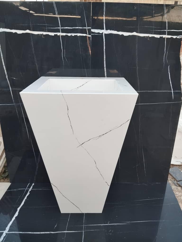 روشویی.سرامیکی مدل ترام|لوازم سرویس بهداشتی|اراک, |دیوار