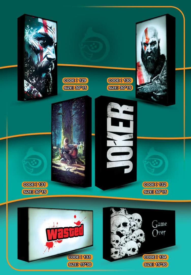 ایکون لایت گیمینگ با 40 طرح منحصر به فرد|کنسول، بازی ویدئویی و آنلاین|قم, ارم|دیوار