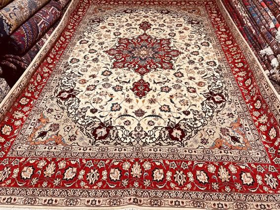 فرش دستبافت نه متری تبریز طرح اصفهان|فرش|تهران, سلسبیل جنوبی|دیوار