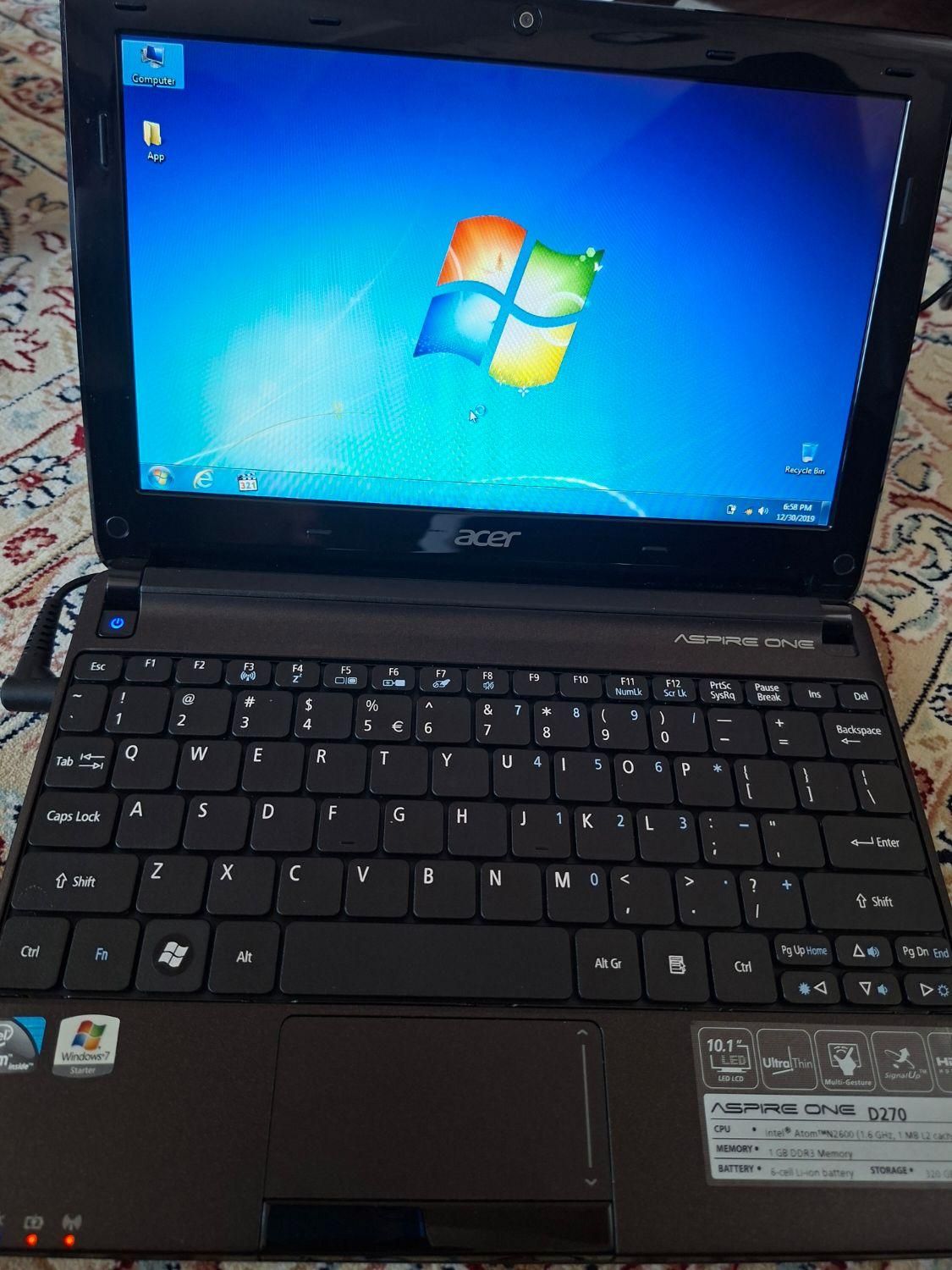 لپ تاپ Acer Aspire One D270|رایانه همراه|سنندج, |دیوار