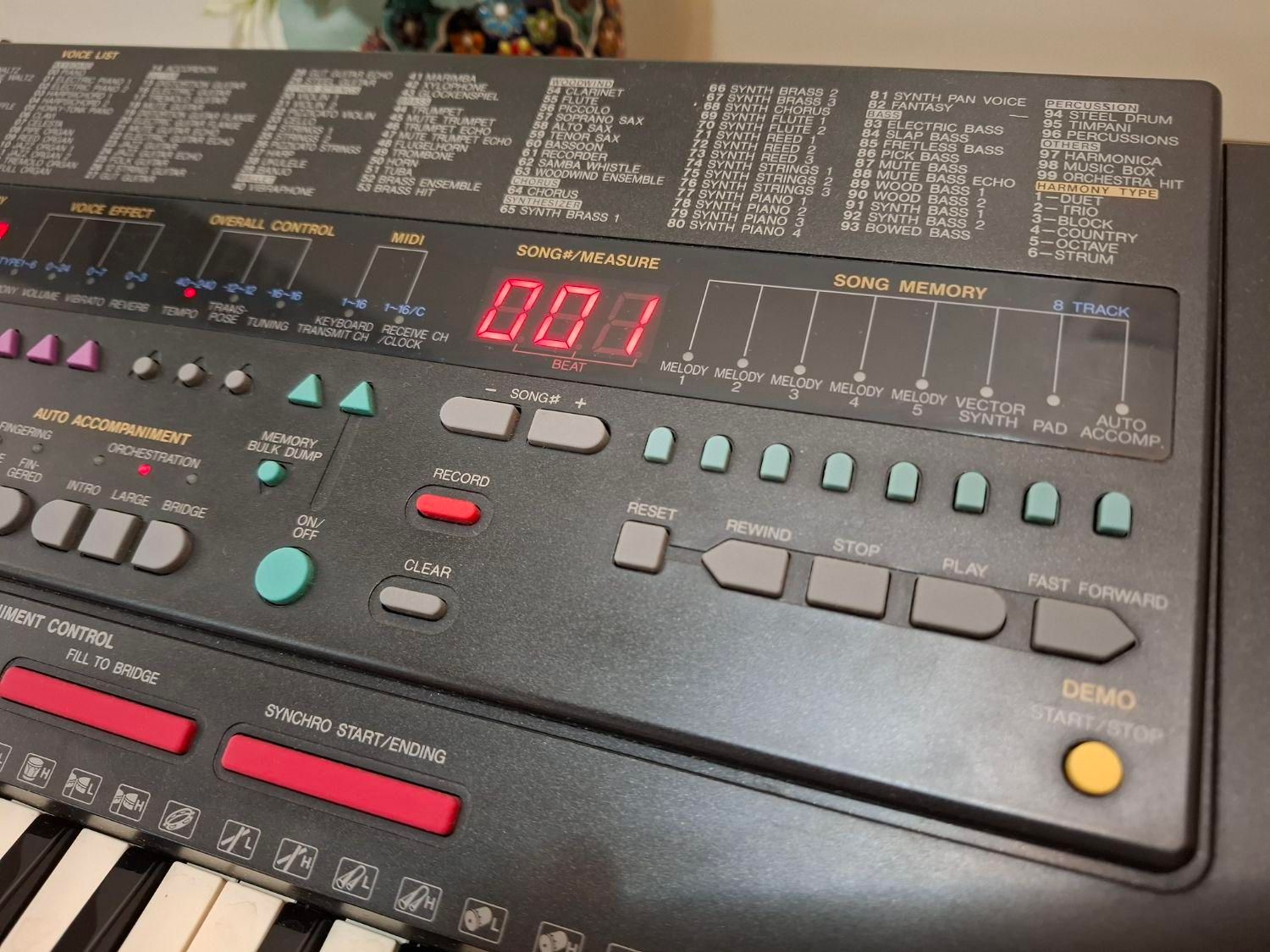 ارگ YAMAHA PSS-790|پیانو، کیبورد، آکاردئون|تبریز, |دیوار