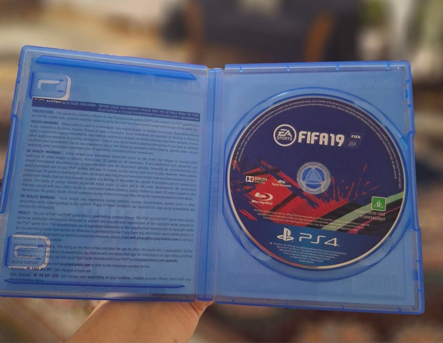 سیدی فیفا ۱۹ برای PS4|کنسول، بازی ویدئویی و آنلاین|بهشهر, |دیوار