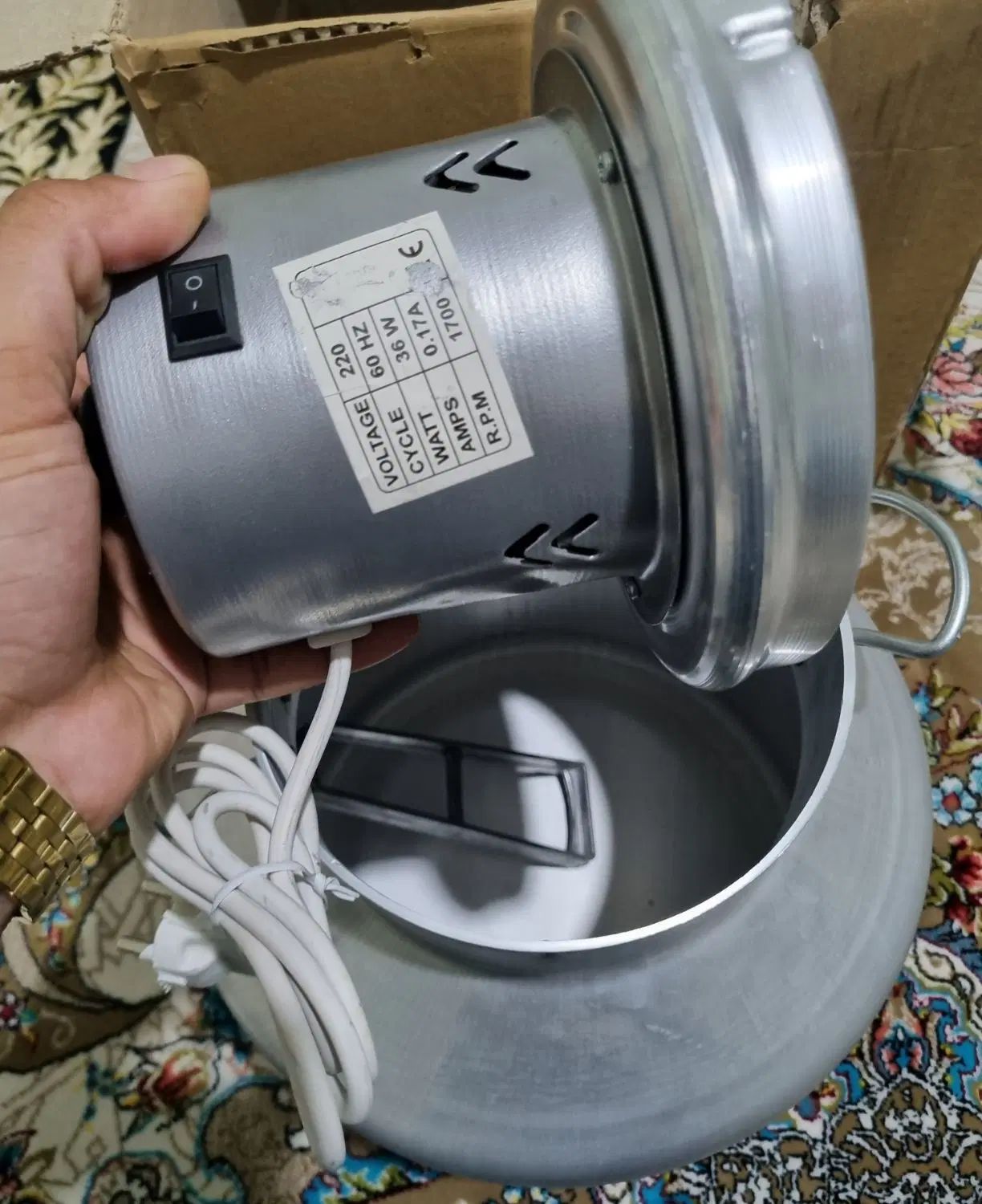 کره گیر 20 لیتری آلومینیومی (دوغ زن) پارس البرز|ماشین‌آلات صنعتی|زاهدان, |دیوار