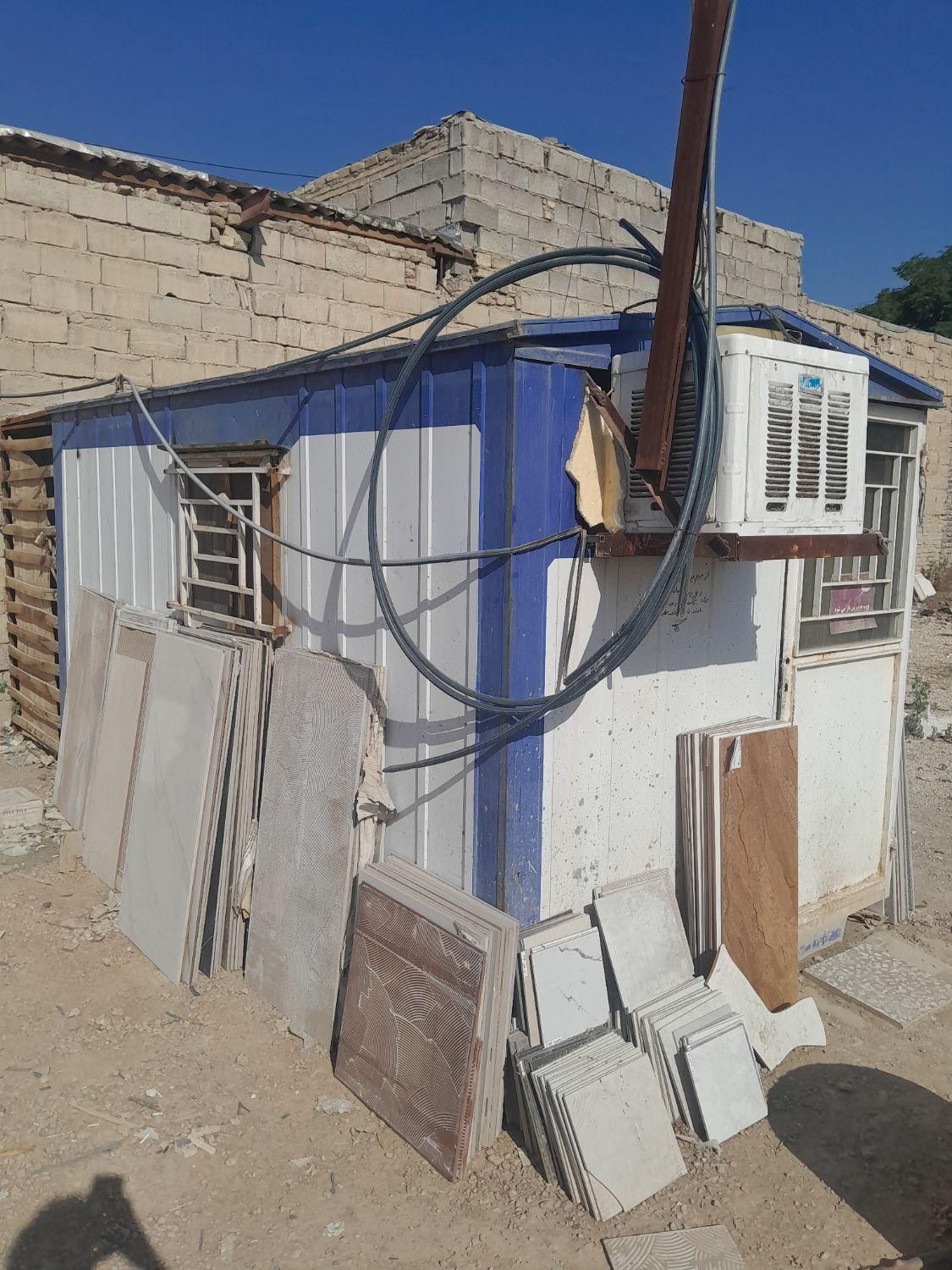 کانکس ۴ در ۲ اصفهان ساز سنگین با کولر|مصالح و تجهیزات ساختمان|اصفهان, مشکین|دیوار