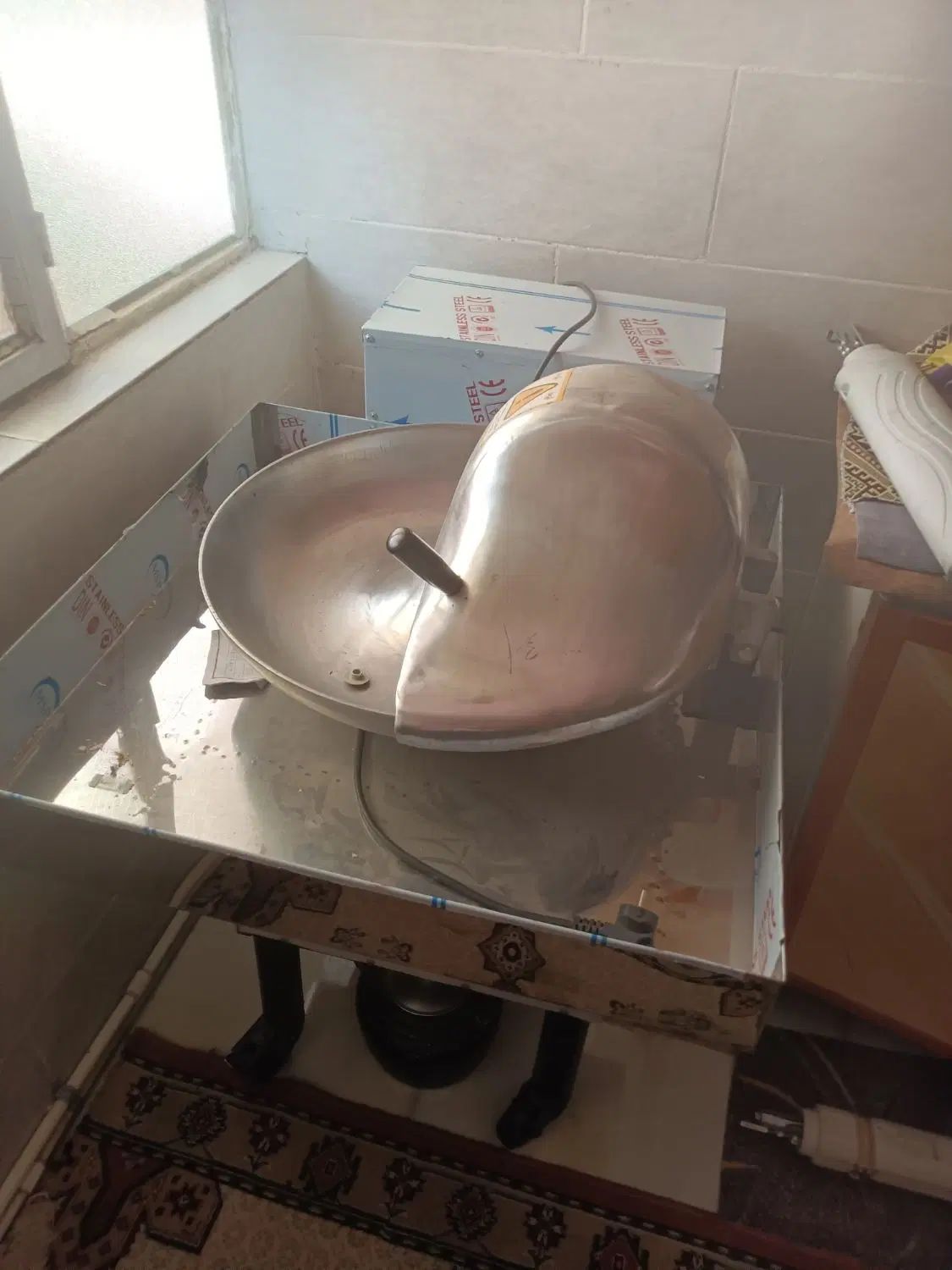 سبزی خورد کن صنعتی سبزیران دهنه ۶۰ موتور ۲ اسب|فروشگاه و مغازه|گلستان (تهران), |دیوار