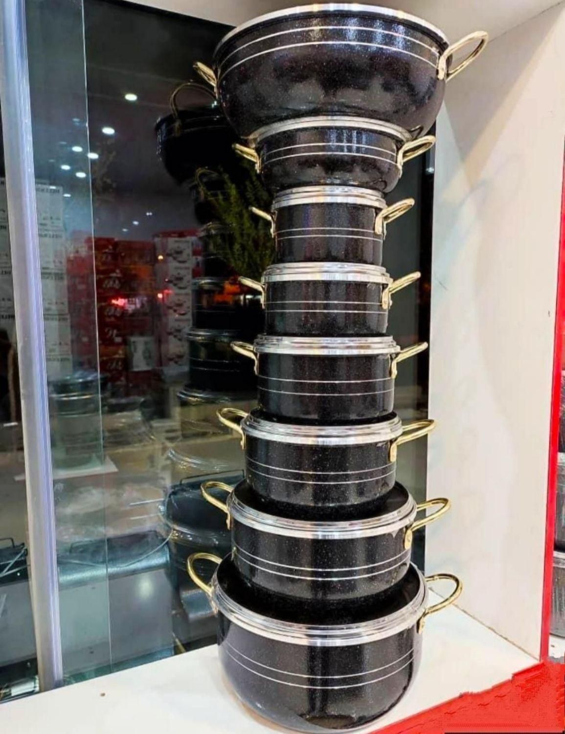 ظروف تفلون ۱۴ پارچه|ظروف پخت‌وپز|خمین, |دیوار