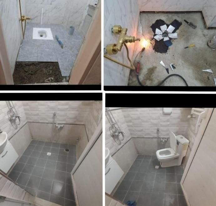 تاسیسات،لوله کشی،رفع نم حمام توالت،ایزوگام،بازسازی|خدمات پیشه و مهارت|فردیس, فردیس|دیوار