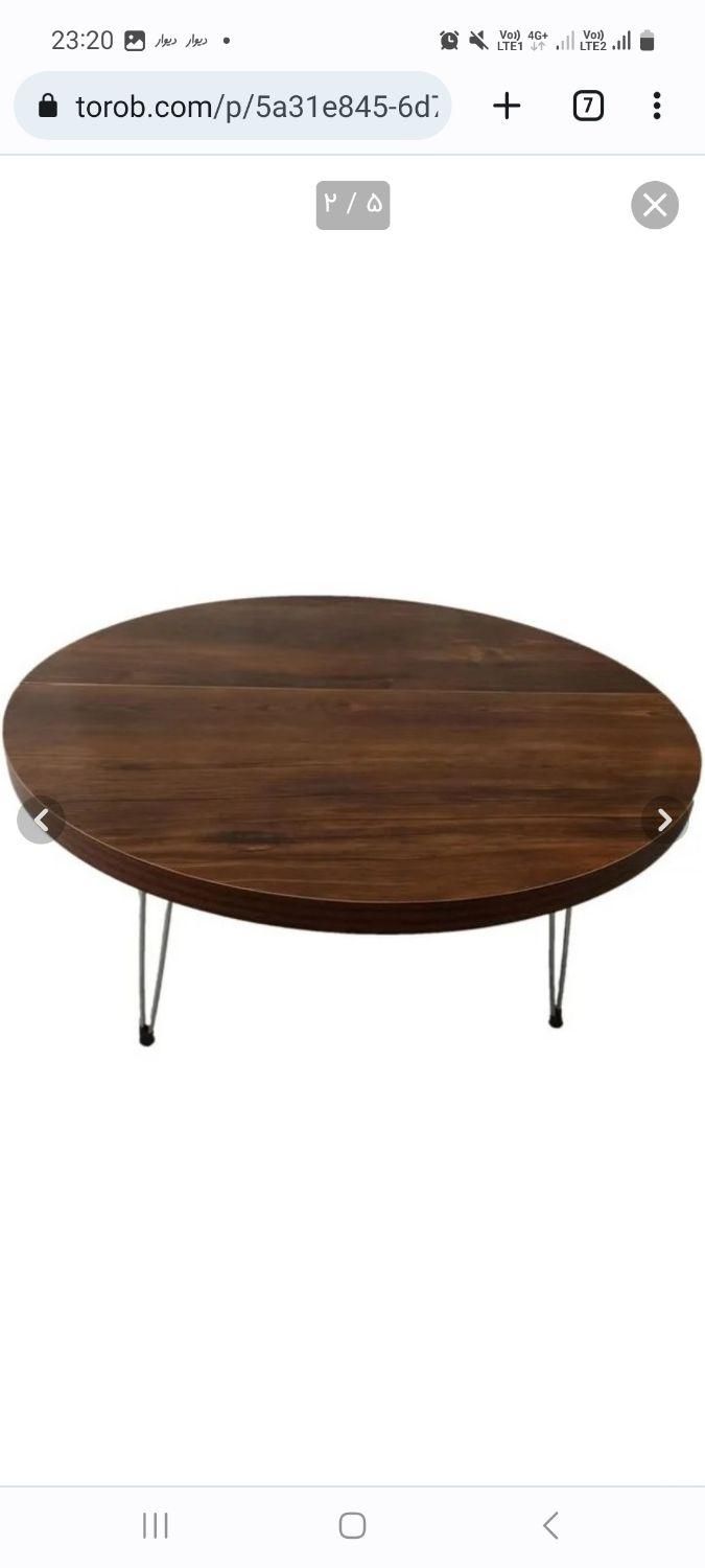 میز کره ای تاشو|میز و صندلی غذاخوری|اسلام‌شهر, شهرک الهیه|دیوار