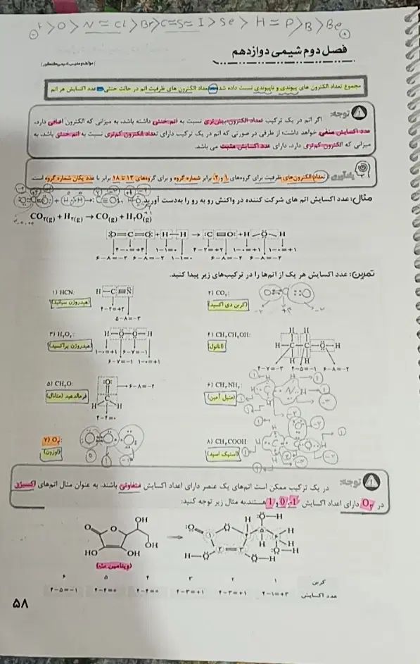 جزوه شیمی دوازدهم هم نهایی هم کنکور|کتاب و مجله آموزشی|تهران, ازگل|دیوار