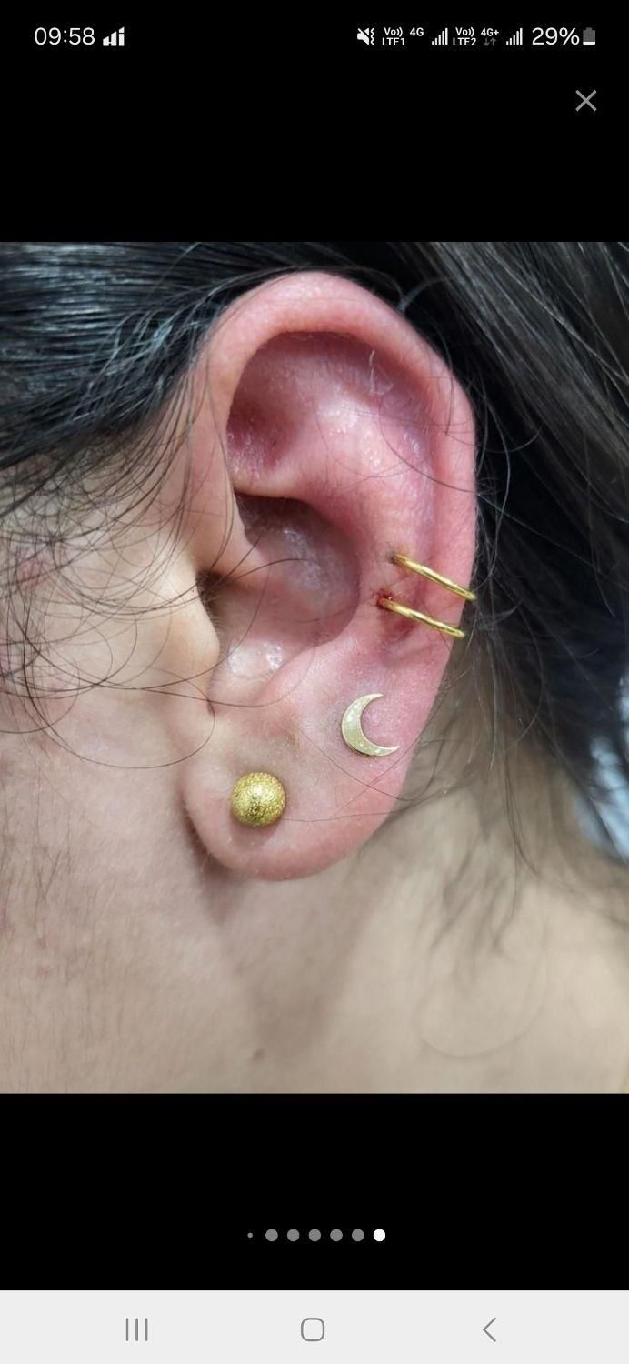 پرسینگ‌گوش-سوراخ کردن گوش|خدمات آرایشگری و زیبایی|دهدشت, |دیوار