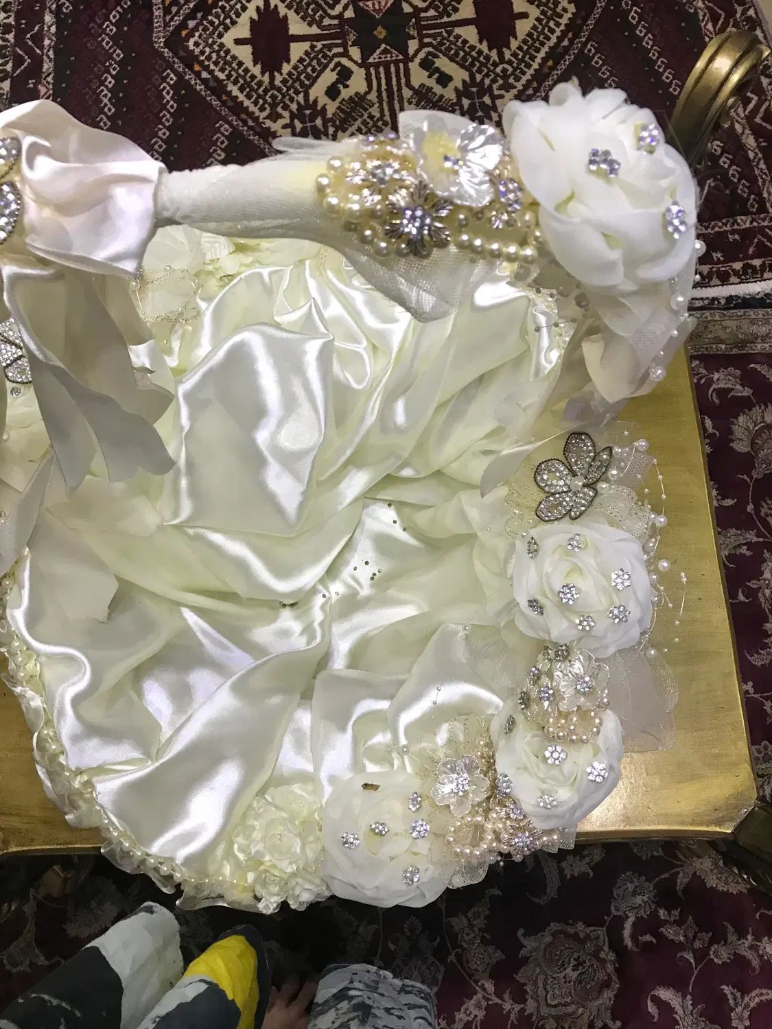 سبد غنچه عروس  دو عدد سایز بزرگ و یکی کمی کوچکتر|صنایع دستی و سایر لوازم تزئینی|تهران, سلسبیل جنوبی|دیوار