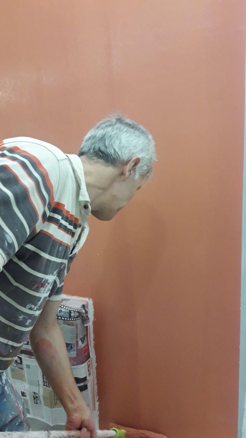 نقاشی مدرن ساختمان وبندکشی نانو|خدمات پیشه و مهارت|رشت, گلباغ نماز|دیوار