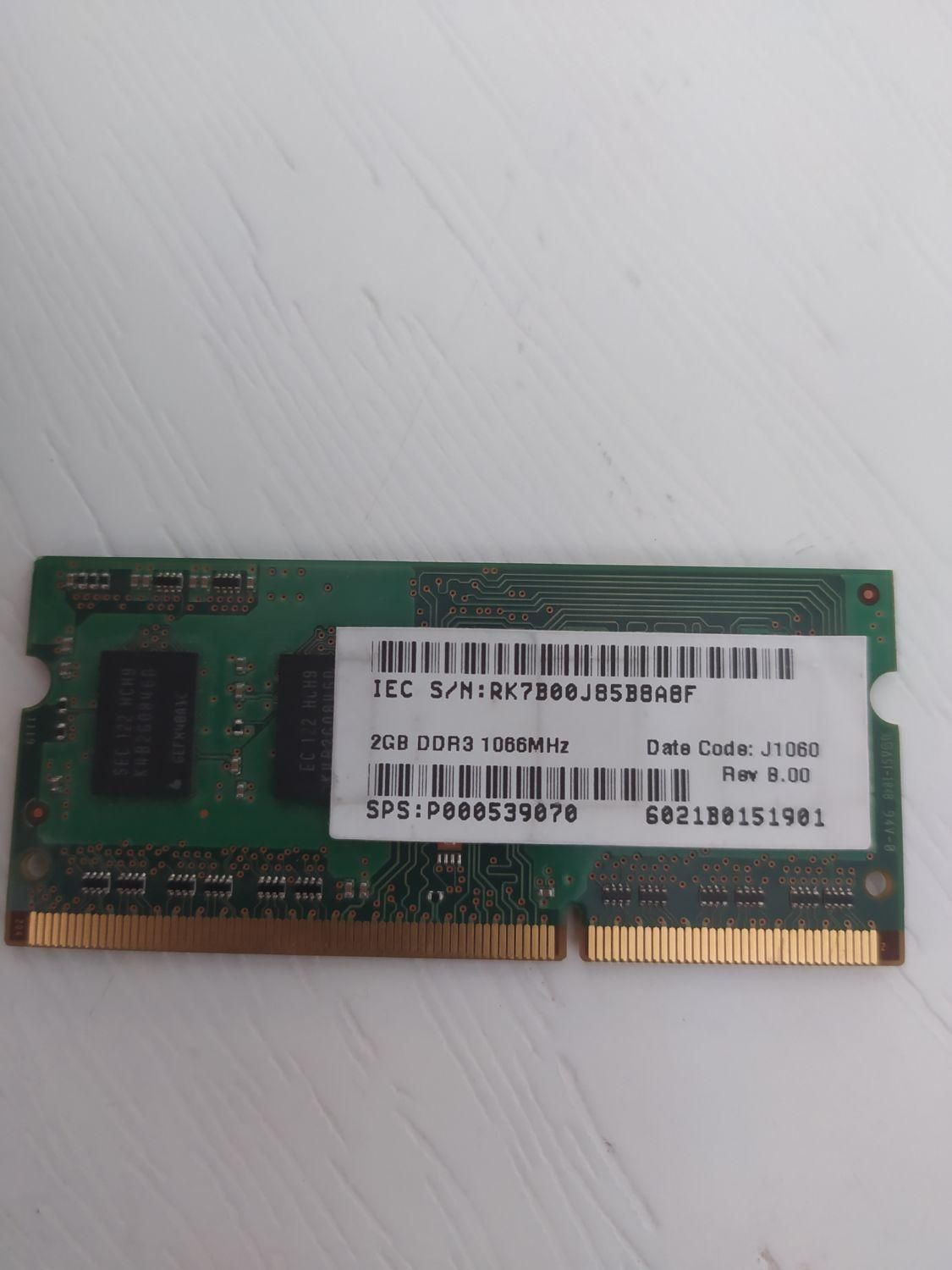 ram 2gb ddr3 samsung لپتابی|قطعات و لوازم جانبی رایانه|کرج, مارلیک|دیوار