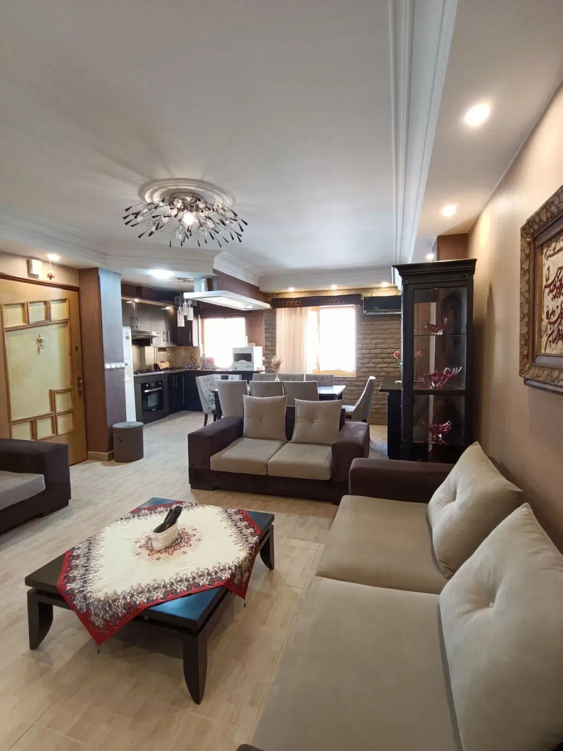 ۹۳متر/نیکمرام/پارکینگ/سه دستگاه اسپیلت/فول فرنیش|فروش آپارتمان|رشت, معلم|دیوار