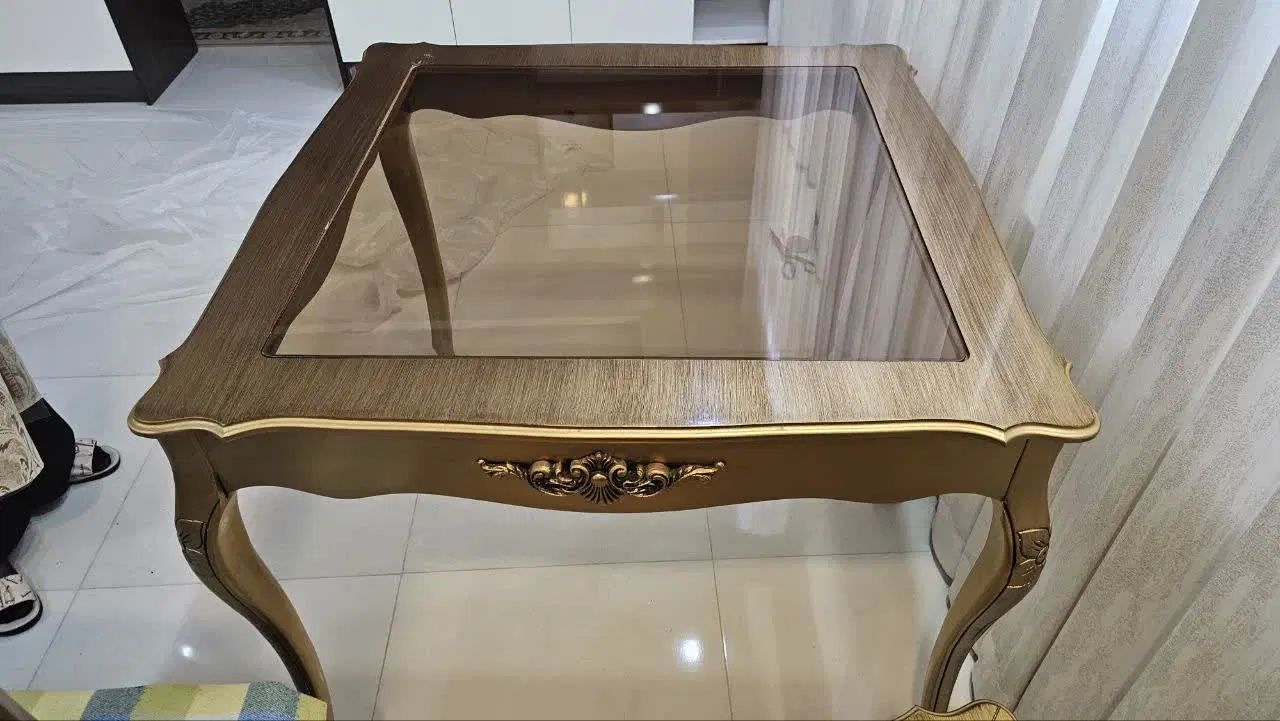 میز ناهار خوری به همراه گنجه نو|بوفه، ویترین، کنسول|مشهد, خرمشهر|دیوار