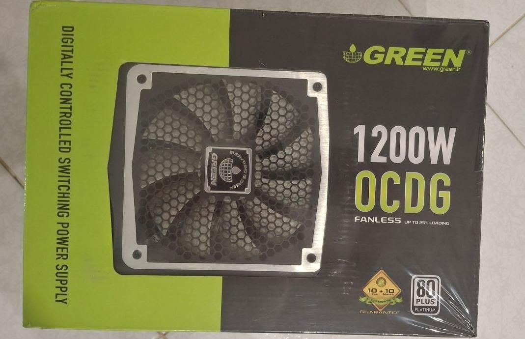 پاور گرین Green 1200 OCDG معاوضه با لپتاپ به روز|قطعات و لوازم جانبی رایانه|تهران, هروی|دیوار
