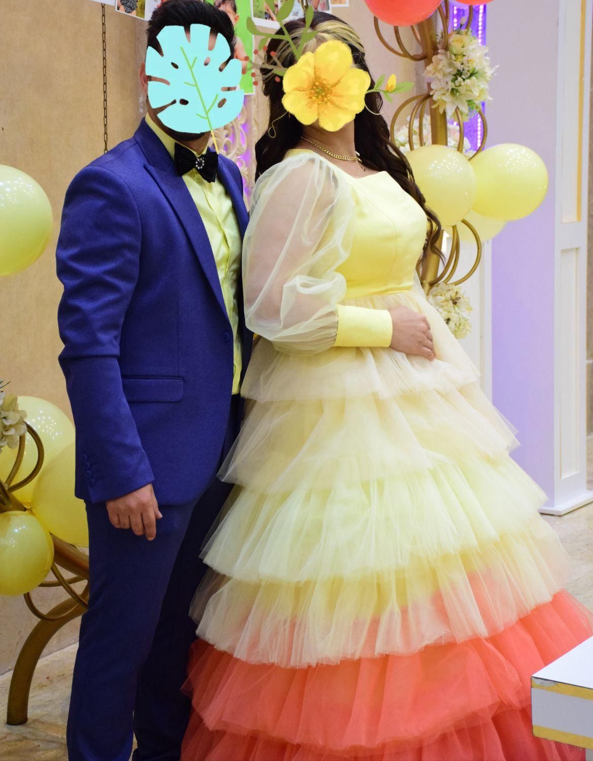 پیراهن مجلسی ( طرح پاییز، ست مادر و دختری)|لباس|رشت, کوی بیانی|دیوار