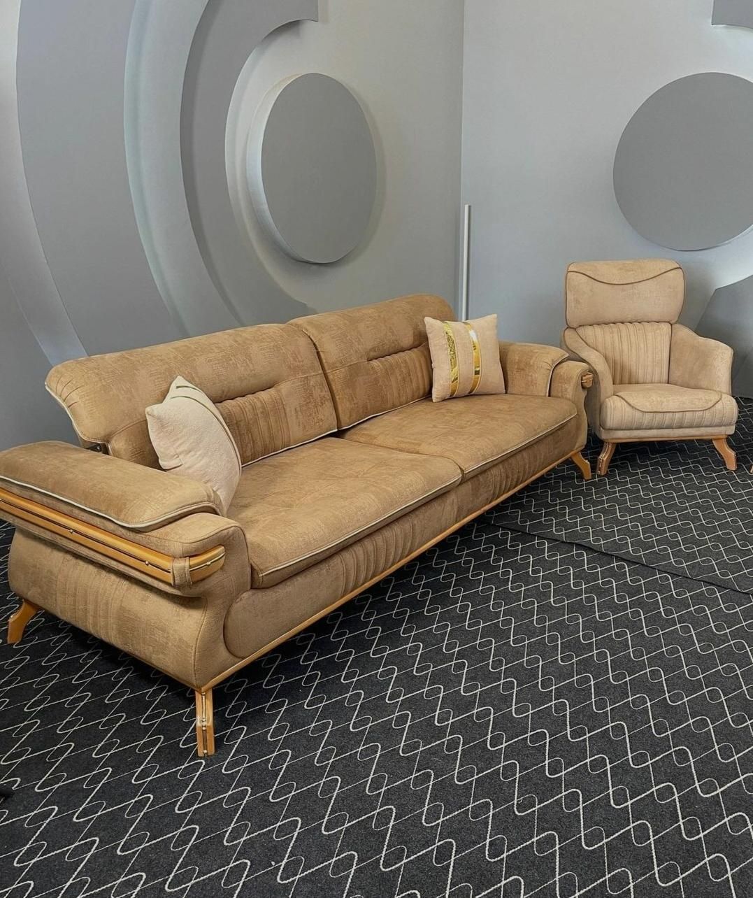 مبل راحتی لاوین (بدون پیش پرداخت)|مبلمان خانگی و میز عسلی|شاهینشهر, شهرک گلدیس|دیوار