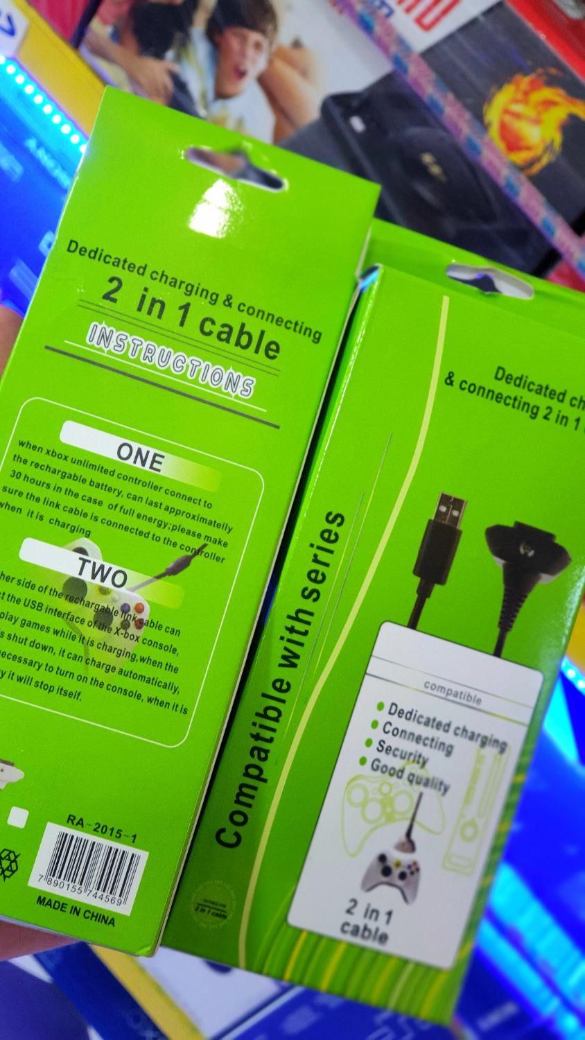 کابل شارژر دسته ایکس باکسXBOX360گیم۱استیک۲فور۴سگا۳|کنسول، بازی ویدئویی و آنلاین|تهران, مسعودیه|دیوار