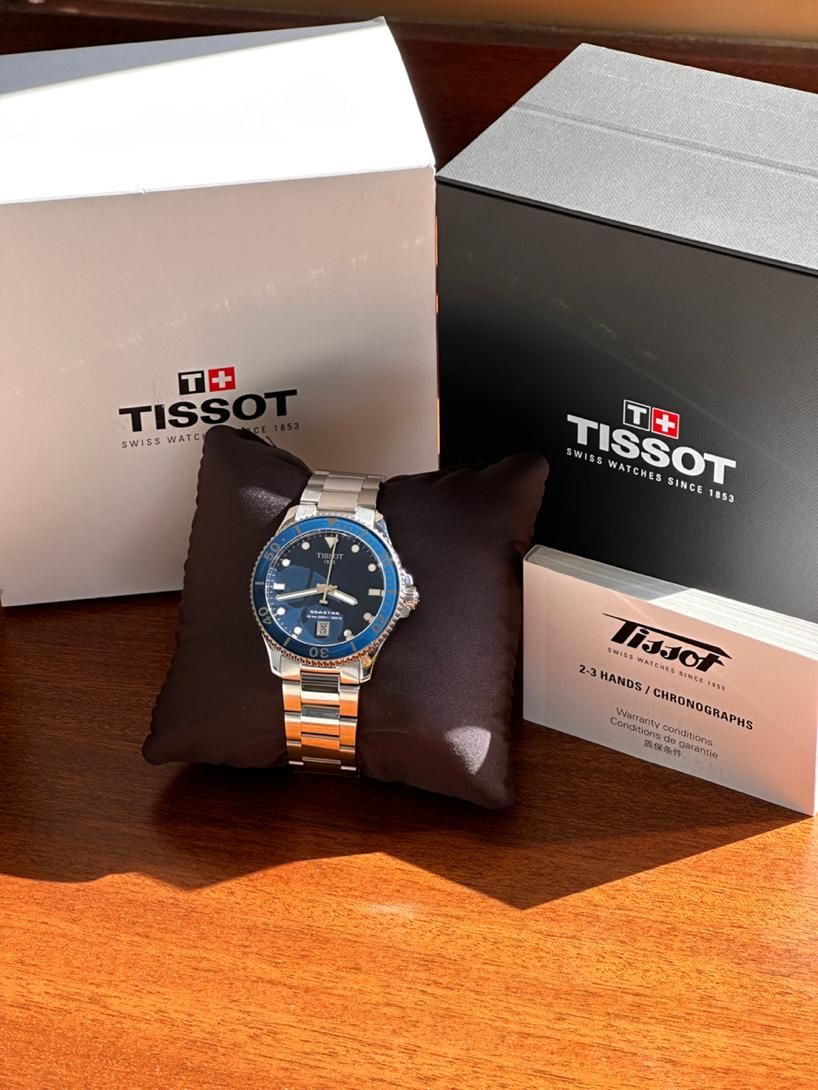 ساعت تیسو TISSOT مدل seastar کوارتز (باطری) آکبند|ساعت|تهران, زعفرانیه|دیوار