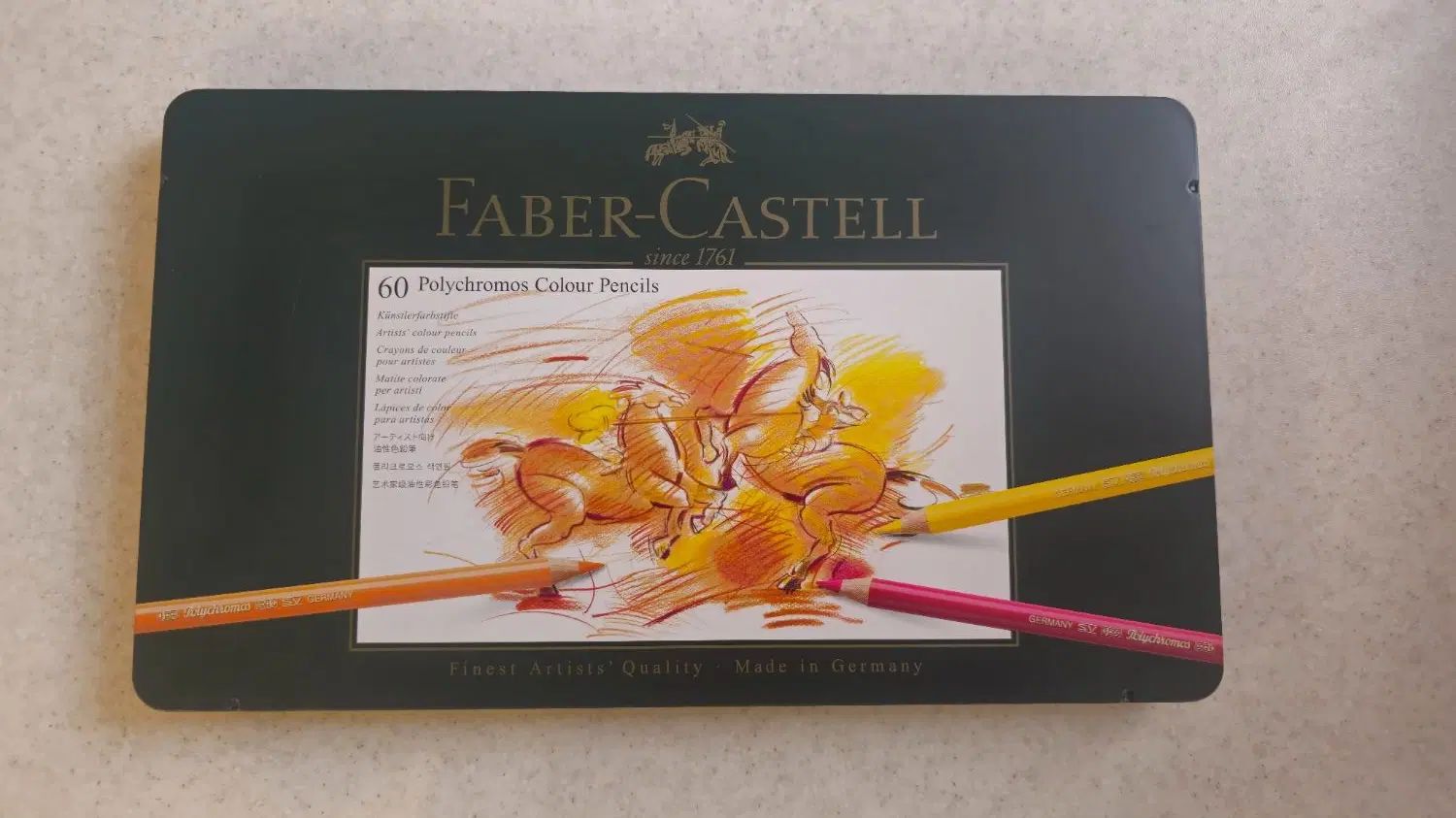 مداد رنگی ۶۰ رنگ فابر کاستل مدل Polychromos|لوازم التحریر|تهران, ظفر|دیوار
