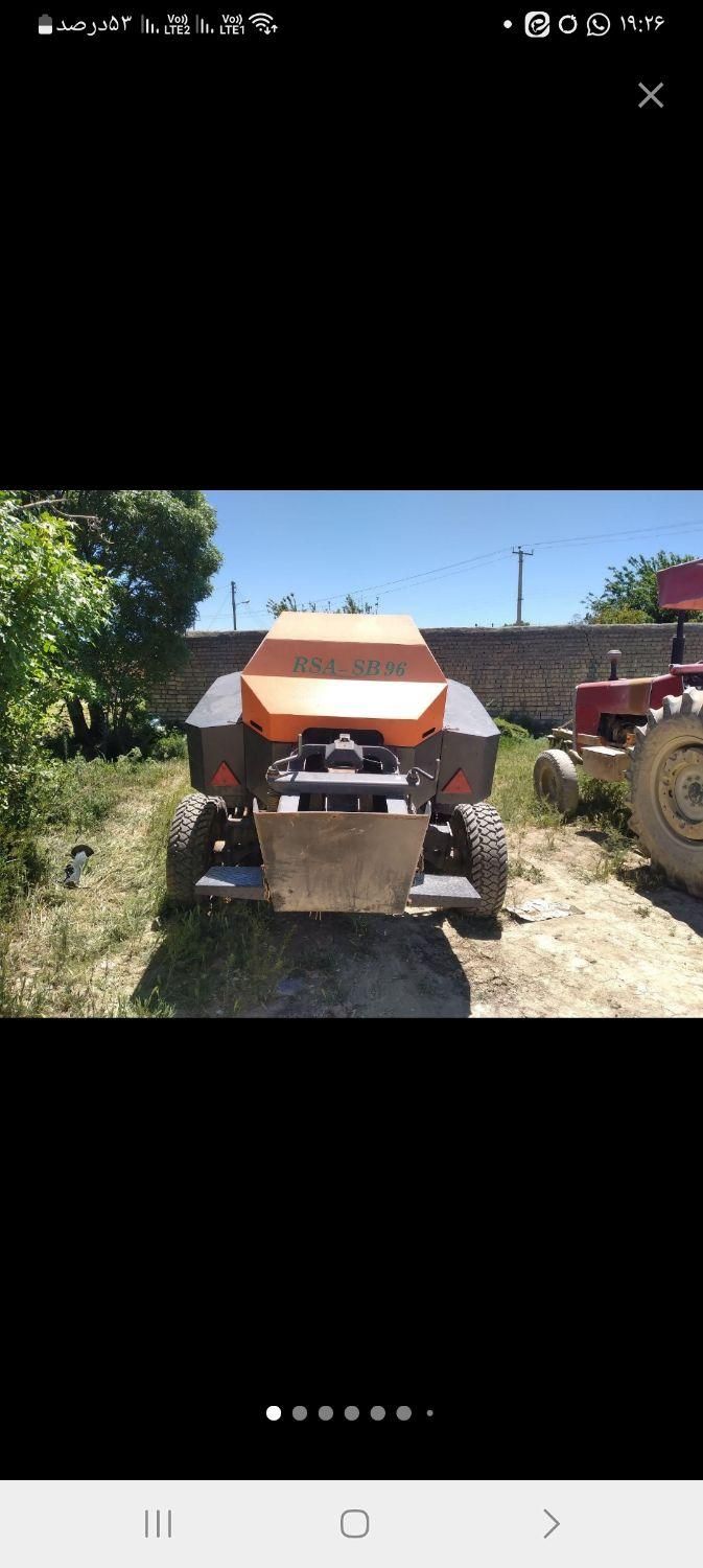 بیلر رامش صنعت دستگاه پرس یونجه وسفال|ماشینآلات صنعتی|اصفهان, روشندشت|دیوار