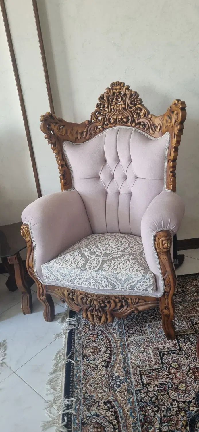 فروش مبلمان نه نفره|مبلمان خانگی و میز عسلی|کرج, دهقان ویلا|دیوار