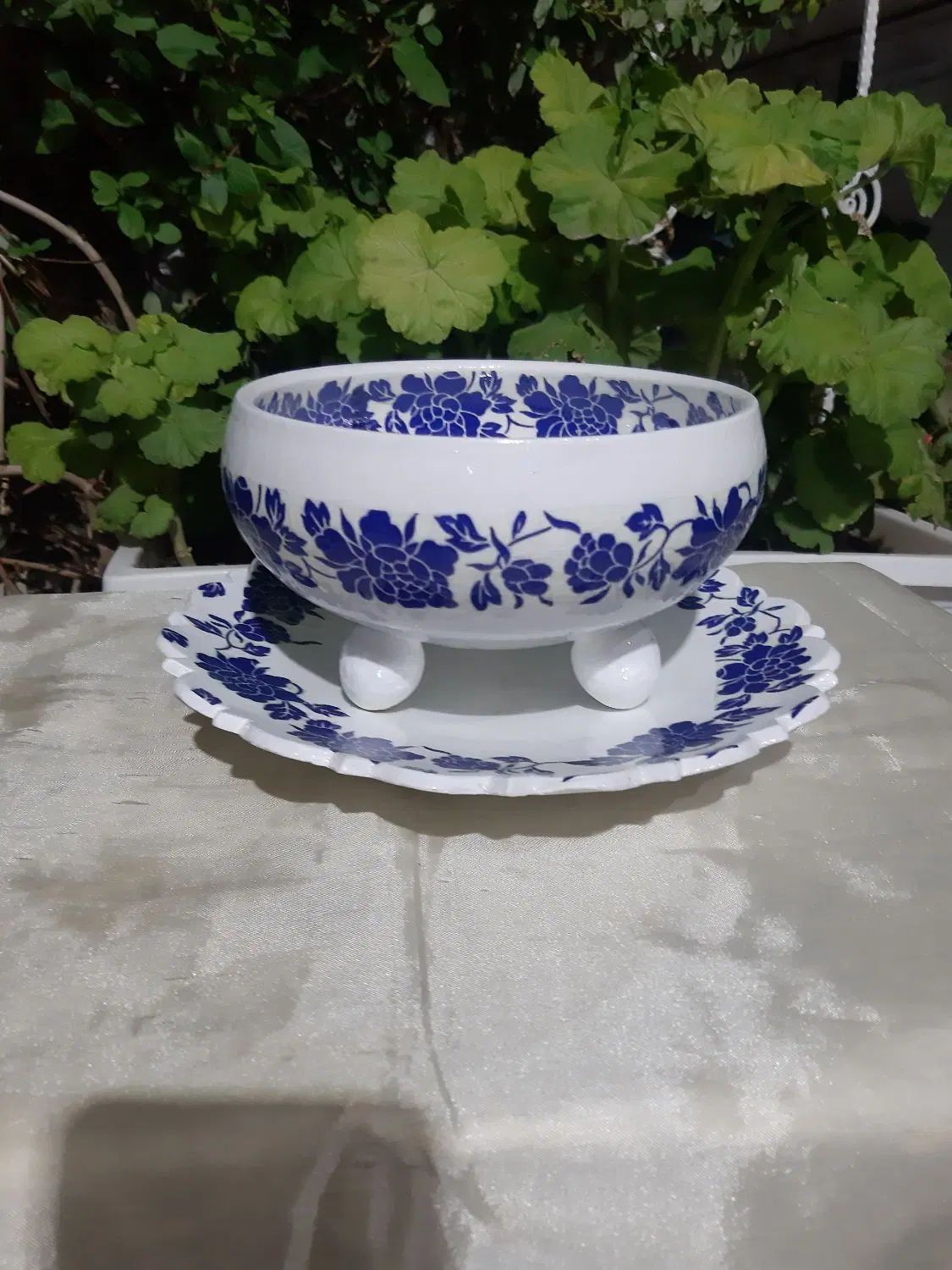 ظروف قلم آبی ومینا کاری|ظروف سرو و پذیرایی|شیراز, وصال|دیوار