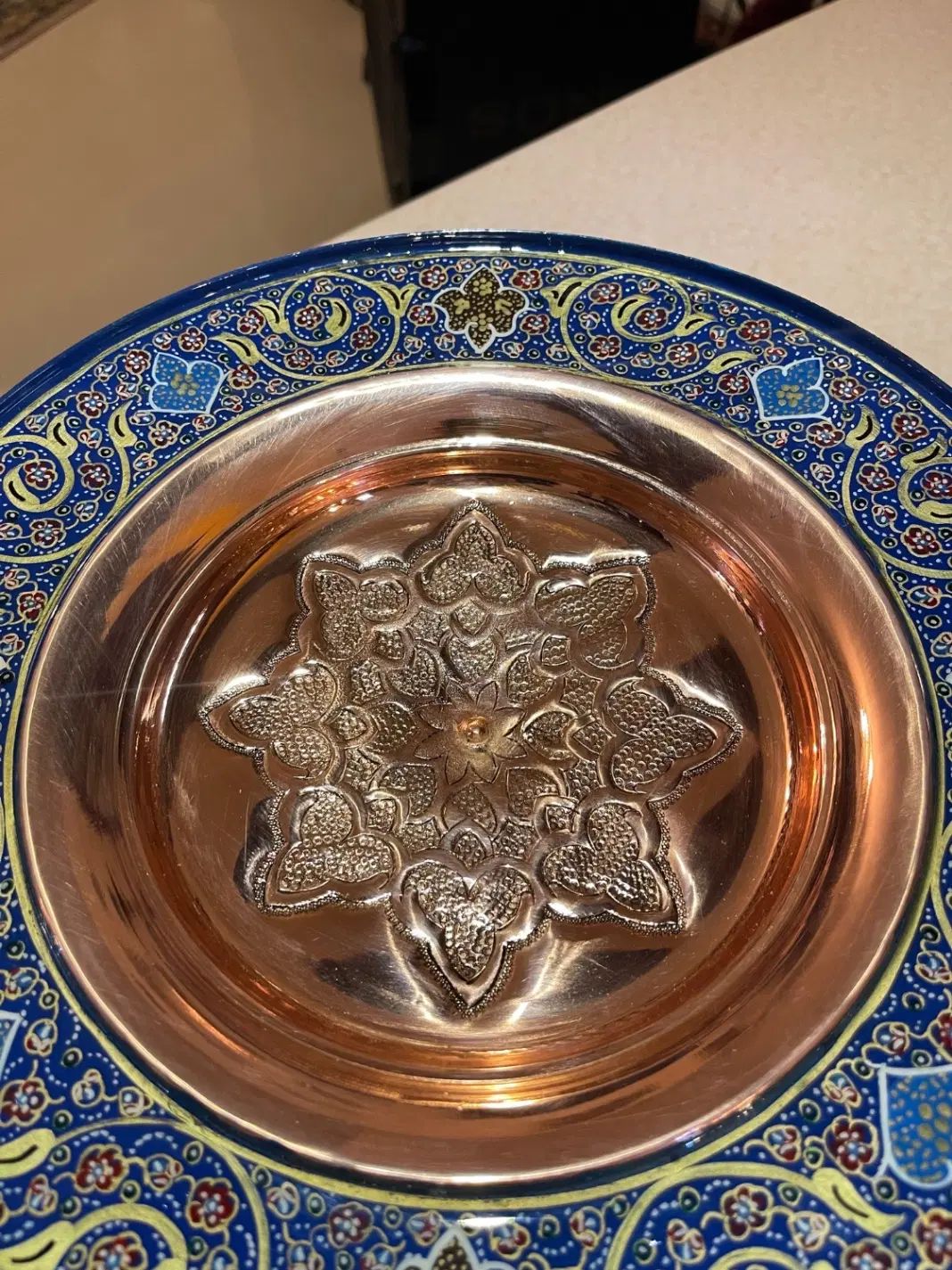 شیرینی خوری مس پرداز به سایز بزرگ|صنایع دستی و سایر لوازم تزئینی|اصفهان, عباس‌آباد|دیوار