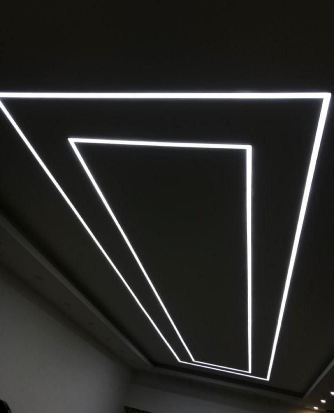 سقف کاذب کناف pvc ، لاین نوری دیوارپوش،ترموود.رنگ|خدمات پیشه و مهارت|بندر ماهشهر, |دیوار