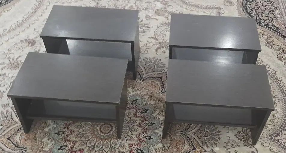 میز پذیرایی و ۴ عدد عسلی|مبلمان خانگی و میز عسلی|کرج, شهرک جهان‌نما|دیوار