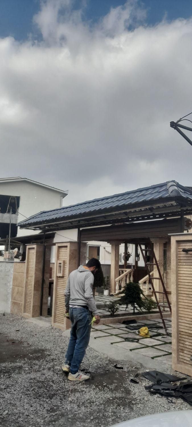 پوشش نصب حلب سقف شیروانی وآبندی ناودان|خدمات پیشه و مهارت|نوشهر, |دیوار