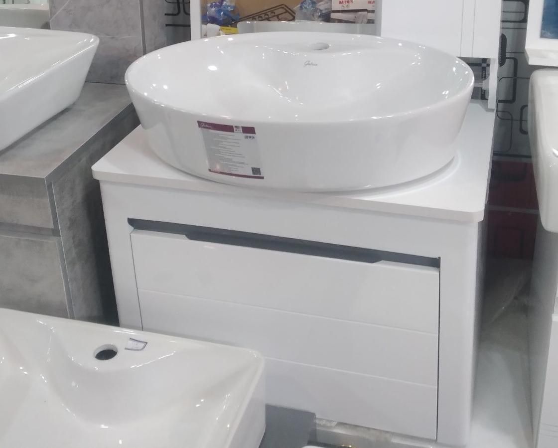 روشویی کابینتی فانتزی باسنگ بیضی|لوازم سرویس بهداشتی|شاهین‌شهر, خانه کارگر|دیوار