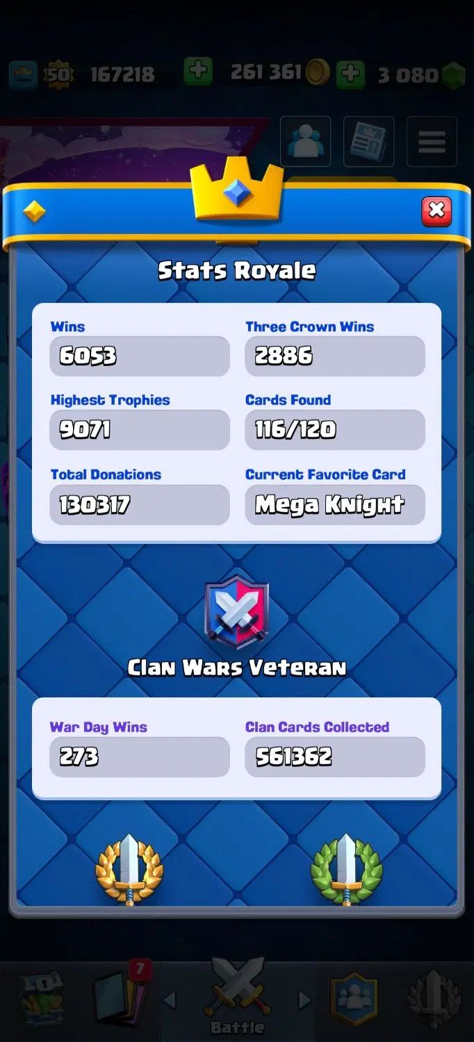 اکانت بازی کلش رویال clash royale|کنسول، بازی ویدئویی و آنلاین|رشت, معلم|دیوار